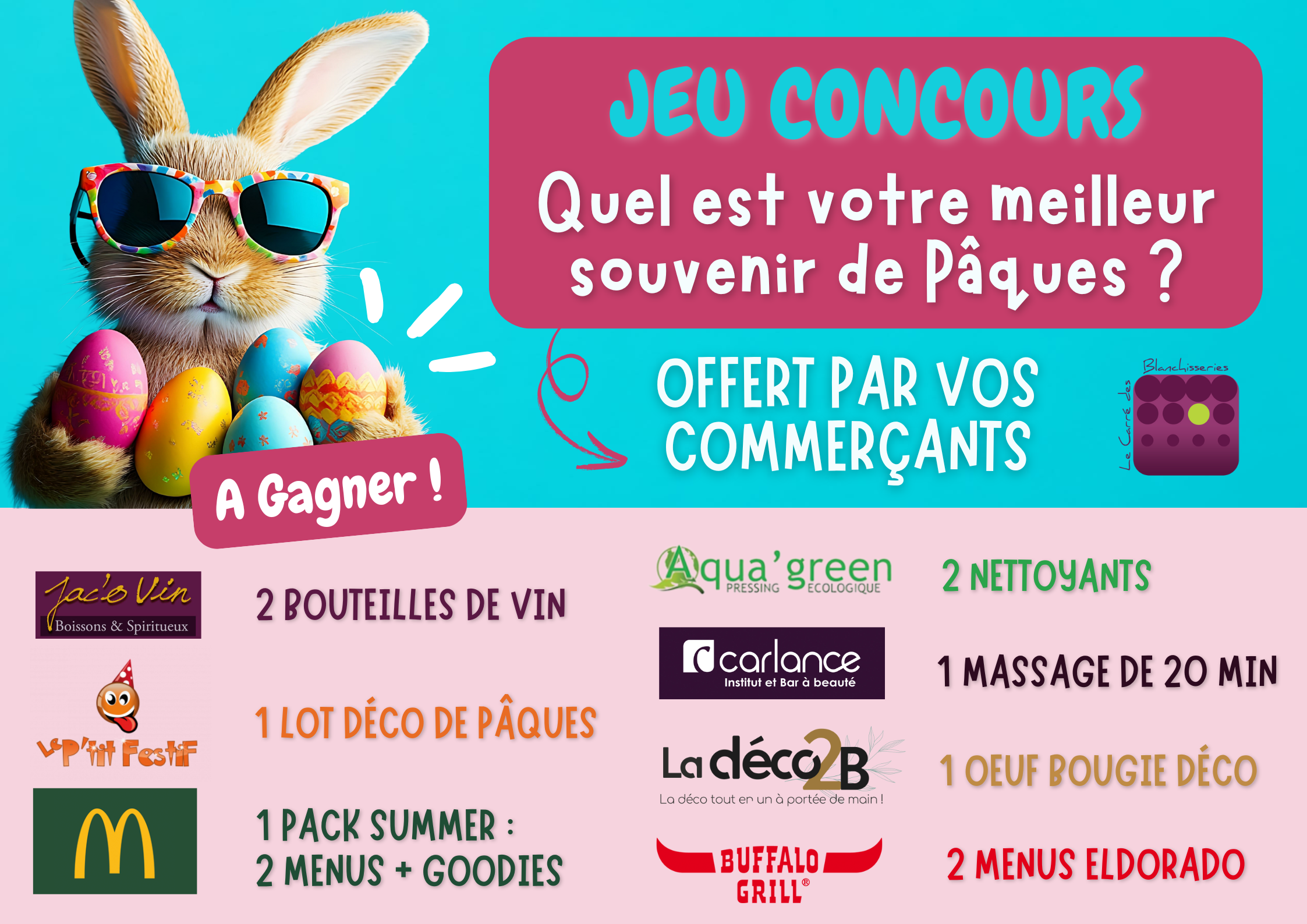 Jeu concours Pâques | 7 Gagnants !